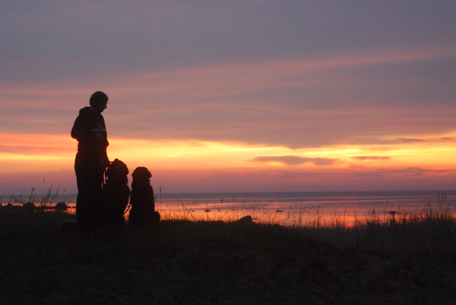 Sunset in Estonia